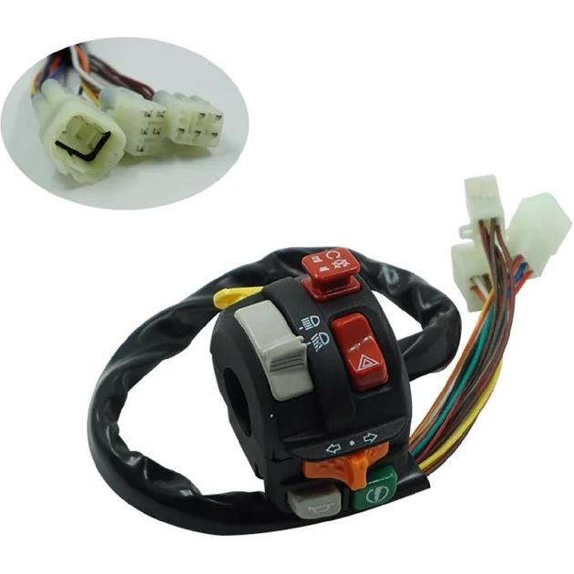 Motorcycle Handlebar Switch Motorcycle 7/8" 22mm Handlebar Control Switch 2012-2017 Outlander Renegade 400-1000 Multifunction Handle Switch 710004040