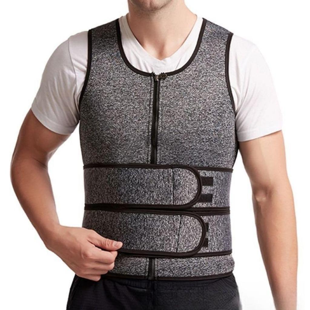 DeerLuxe Sauna Slimming Back Sauna Suit for Upper Body and Sportswear for Back Posture Abdominal Abdominal Muscle Strengthening Belt for Gym Waist