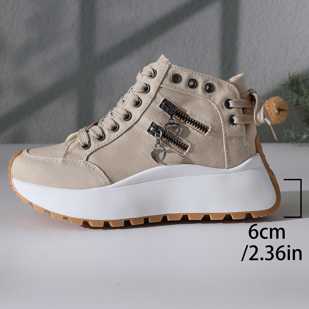 Fashion 2025 Canvas Shoes Women Sneakers Platform Brand Sport Shoes for Woman Casual Vulcanized Shoe Flats High Top Zapatos Mujer 659