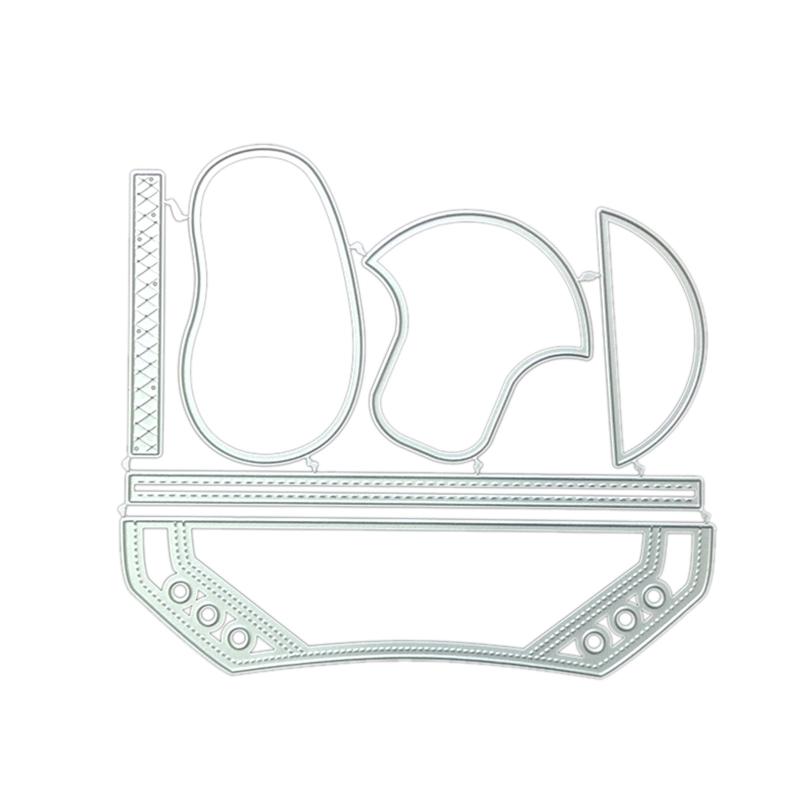 3D DIY Металлические Вырубки Тиснение Бумажная Карточка Скрапбукинг Праздник 1