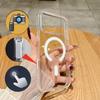 Luxury Clear Magnetic Phone Case  For iPhone  Air 16 Plus 17 Pro Max Camera AI Touch Button MagSafe  Wireless Charging Cover