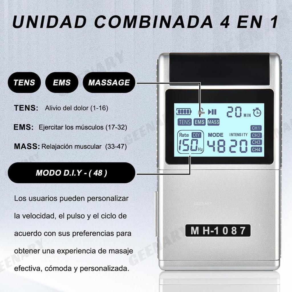 60-Mode TENS 7000 Meridian & EMS Pulse Massager for Neck, Shoulder, and Cervical Spine