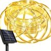Solar Rope Light LED Outdoor Waterproof Copper Fairy String Tube Lights for Party Garden Yard Home Wedding Holiday Decoration
