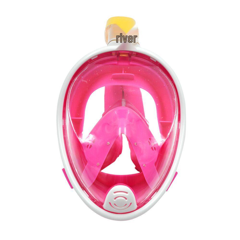 Silicone Diving and Snorkeling Set with GoPro-Compatible Swim Goggles