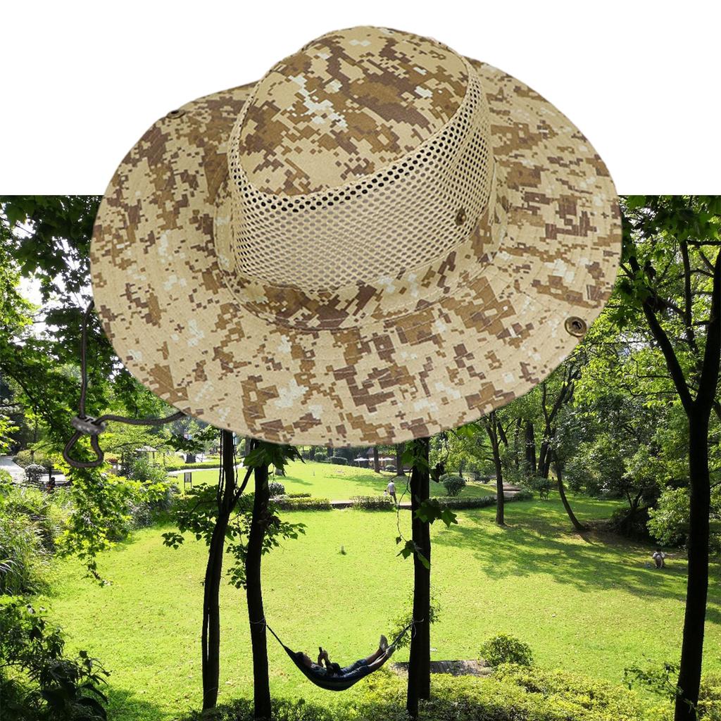 Campings Mesh Ventilate UV Sun Hat Wide Brims Sun Protections Hat Mountaineering Hat Large Fisherman Hat Bucket Outdoor