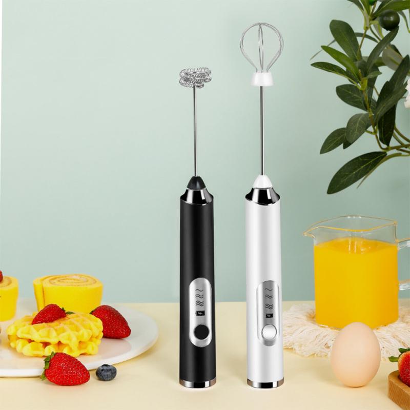 Handheld Kitchen Egg Beater Usb Charging Wireless Mini Electric Whisk Coffee Milk Mixer