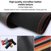Ultra Fine Diy Hand Woven Genuine Leather Breathable Steering Wheel Cover With Needle And Thread Steering Wheel Protective Cover