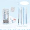 4 Pcs Pressing Pen 0.5mm Retractable Pen Black Ink Gel Pen Neutral Pen Writing Pen Ballet Strap Bows Gel Ink Pen