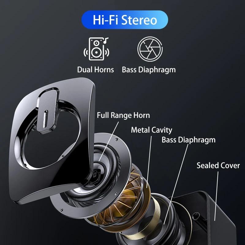 Altoparlante per PC Laptop Desktop Caixa De Som Bluetooth Scatola Sonora Portatile Musica Senza Fili Cavo USB Mini Colonna Acustica