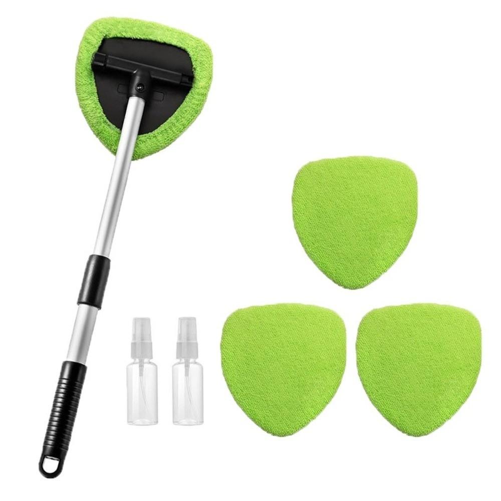 Reusable Microfiber Pads Windshield Cleaning Tool Window Cleaner  for Cars Trucks Home