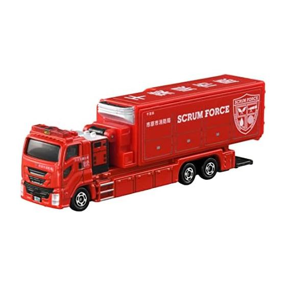 TAKARA TOMY Tomica Long Type Tomica № 121 Ichihara City Fire Department Scrum Force Mini Car Toy Возраст 3+
