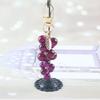 Grape Pendant Keychain Hanging Keyring Ornament Gift for Fashion Enthusiasts