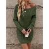 YYFS Women's Fashion Casual Fall Winter Solid Color Print Long Sleeve O-Neck Sweaters