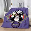 Cartoon Printed Blanket Picnic Blankets Princess Villains Queen Warm Blanket Soft and Comfortable Home Travel Birthday Gift