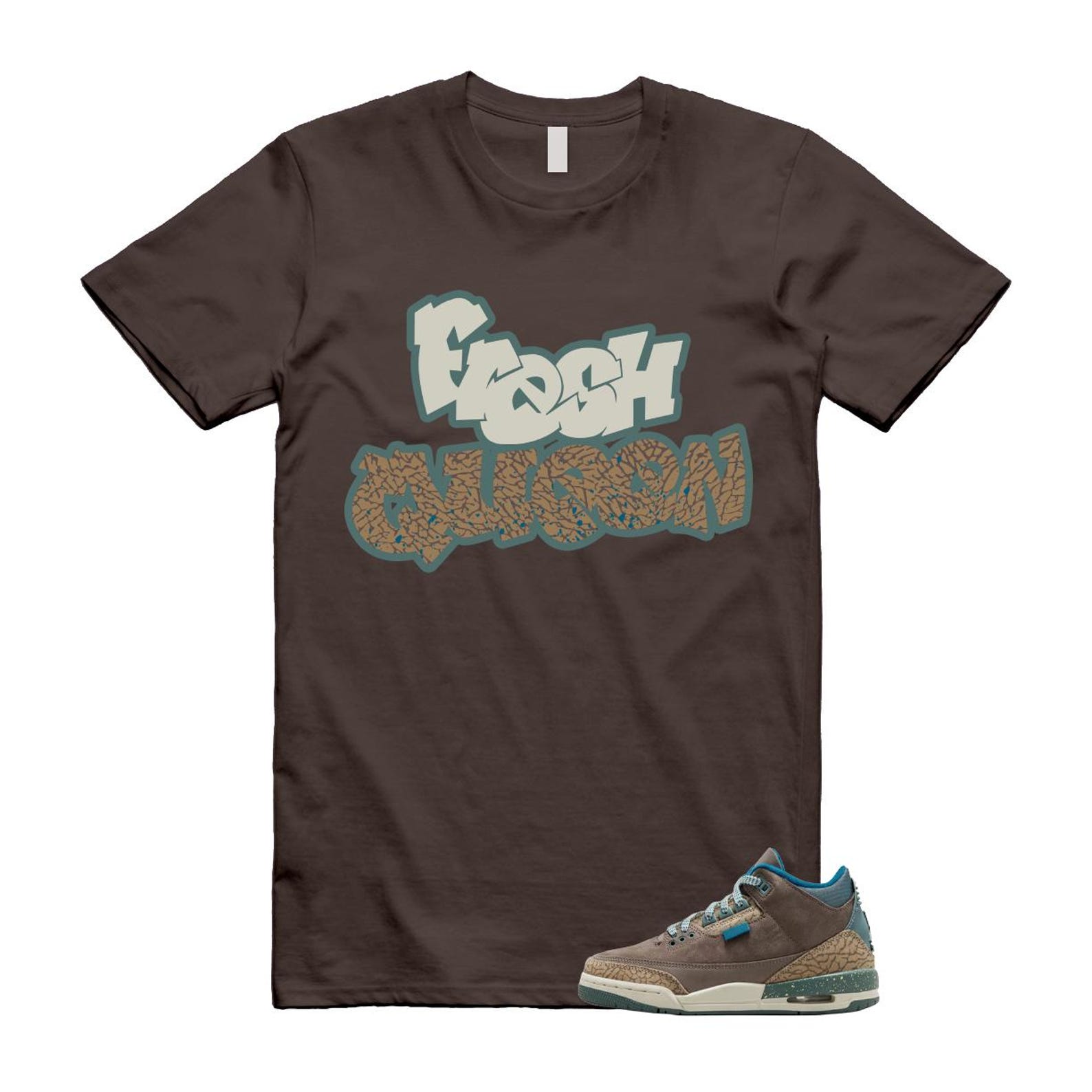 3 We Outside Olive Grey Green Abyss Khaki Sea Glass Brown T Shirt Match FQ S