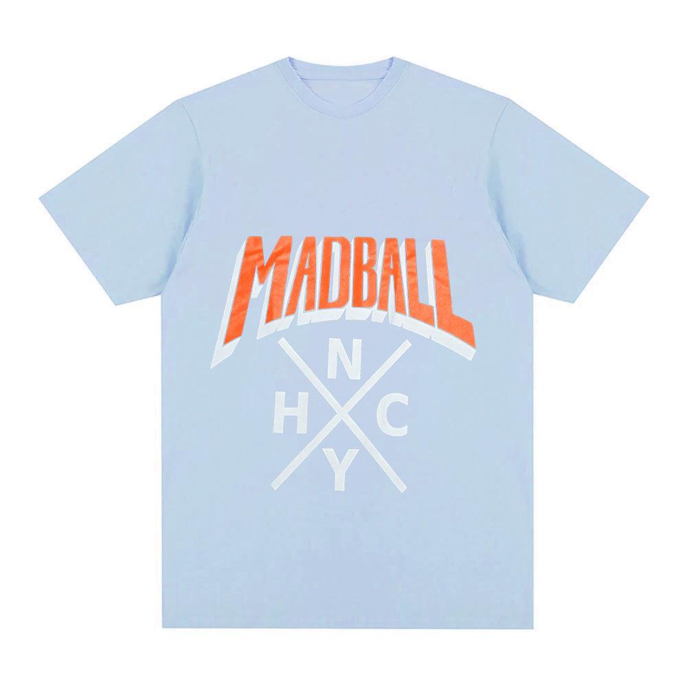 100% Cotton Madball T-shirt Band Tour Graphic Print Tees Streetwear Fashion Women Men Casual O-Neck Adult Tops Summer XS-XXL