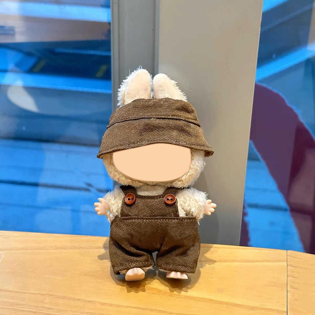 First And Second Generation Baby Clothes 17cm Doll Sitting Party Clothes Accessories Overalls