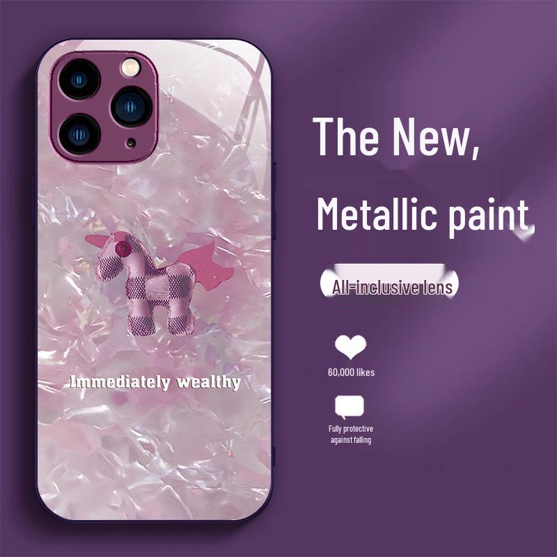 

Кукла-тряпичная пони Apple 11 Чехол для мобильного телефона 11 Pro Жидкое стекло 13 Полный пакет Защита от падений 15 MAX Интернет-знаменитость Продвинутая модель SE (2020)