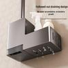 Wall-Mounted Toilet Brush Set with Drain Tray & Holder