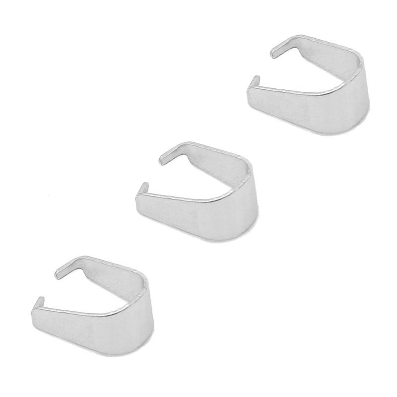 Stainless Steel Lobster Clasp End Cap for Beading Jewelry Accessories