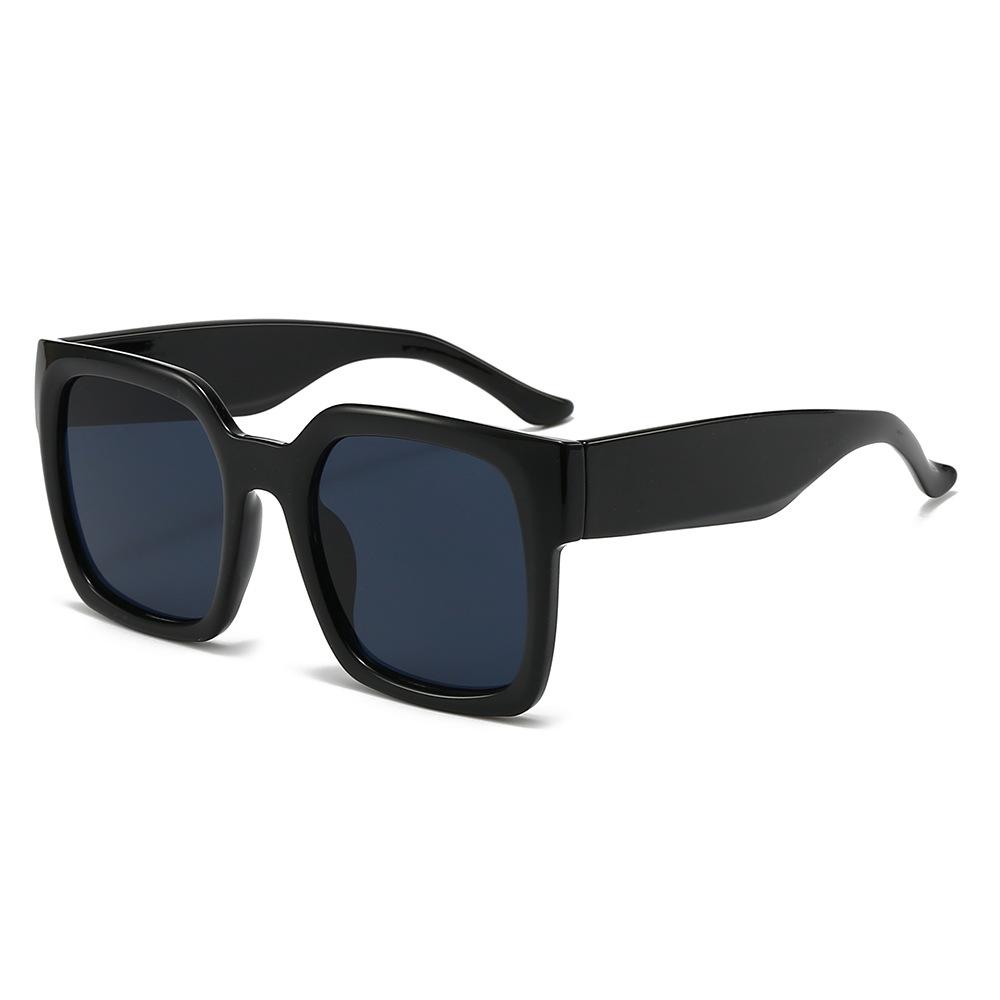 Nouveaux Lunettes de Soleil Carrées Surdimensionnées Femmes Vintage Monture Dégradée Mode Lunettes de Soleil Teintes Vertes UV400 Marque de Luxe