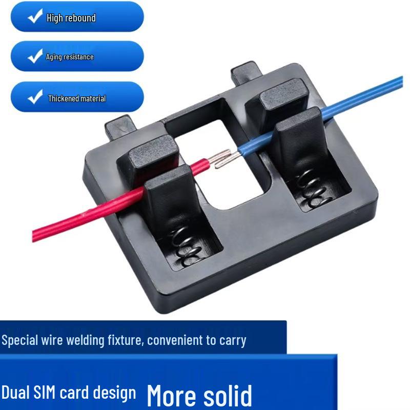 Durable Anti-Slip Double-Card Wire Welding Fixture