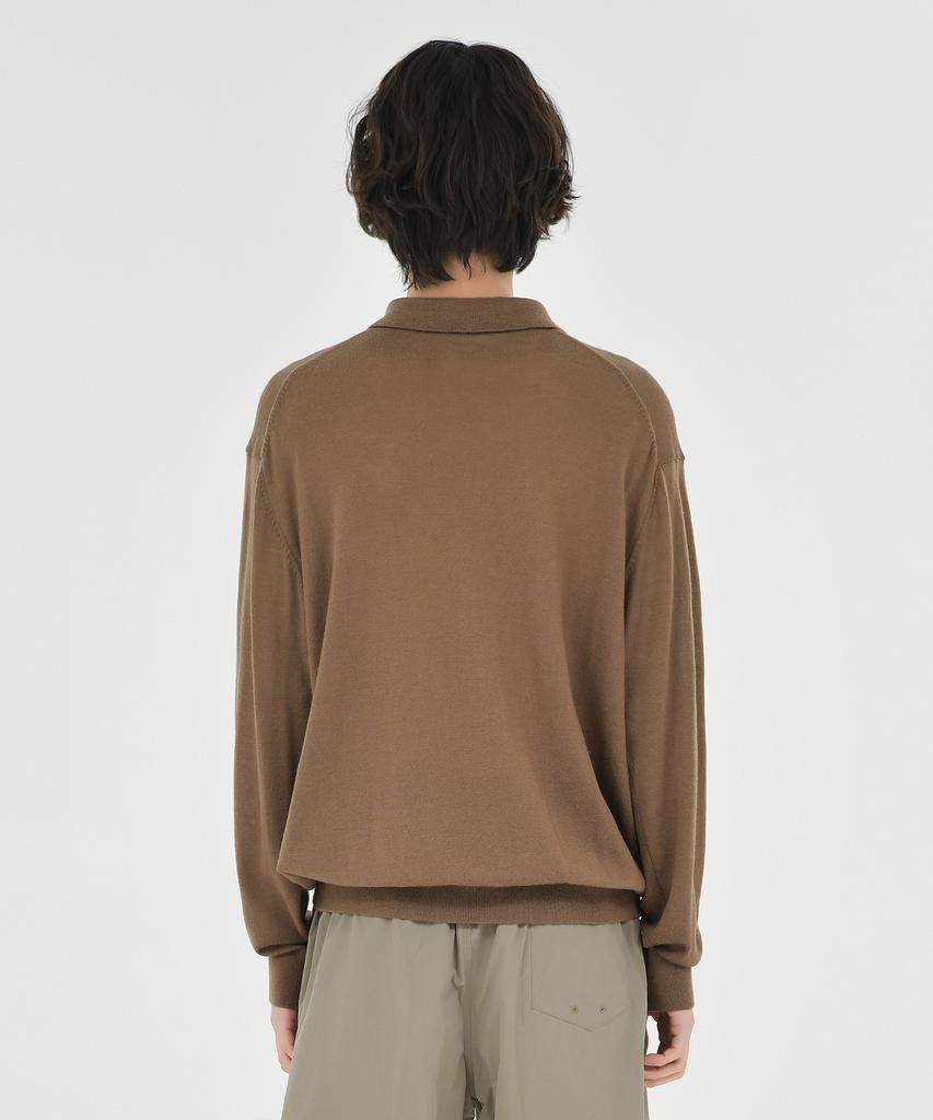 Beulaunyadeu Knit Pique Shirt, Brown