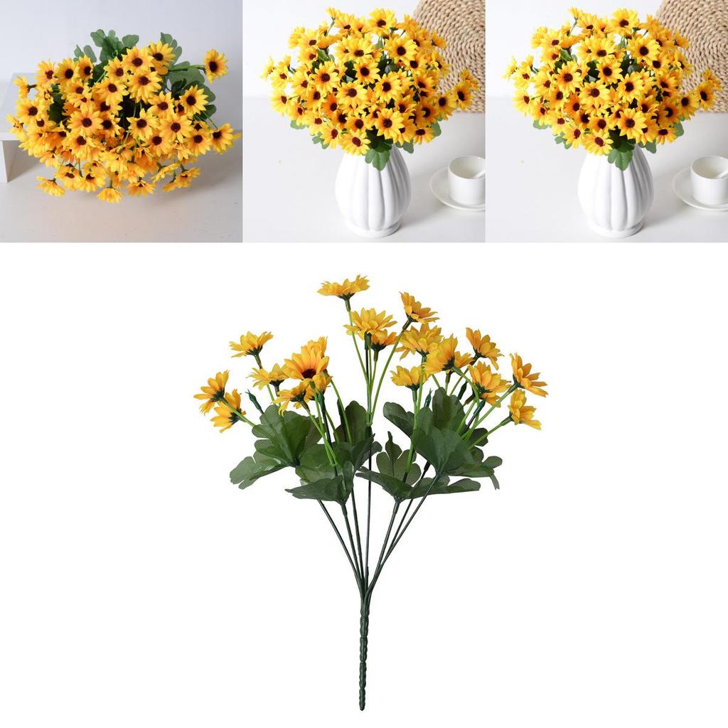 Helianthus Annuus Decor Artificial Flowers With Realistic Design For Outdoor Events And Indoor Accents