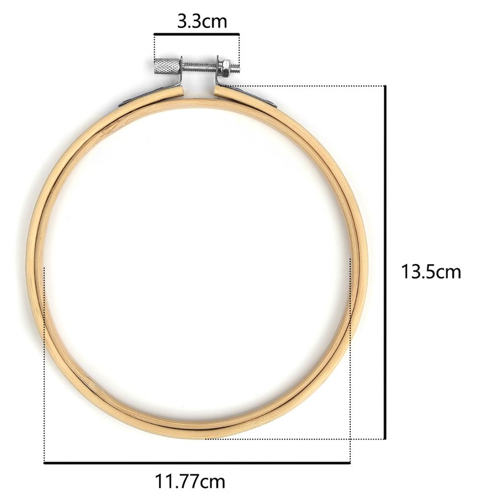 Wooden Embroidery Hoops Frame Set Embroidery Hoop Ring Machine Needlecraft Household Sewing Tools Needlecraft Sewing