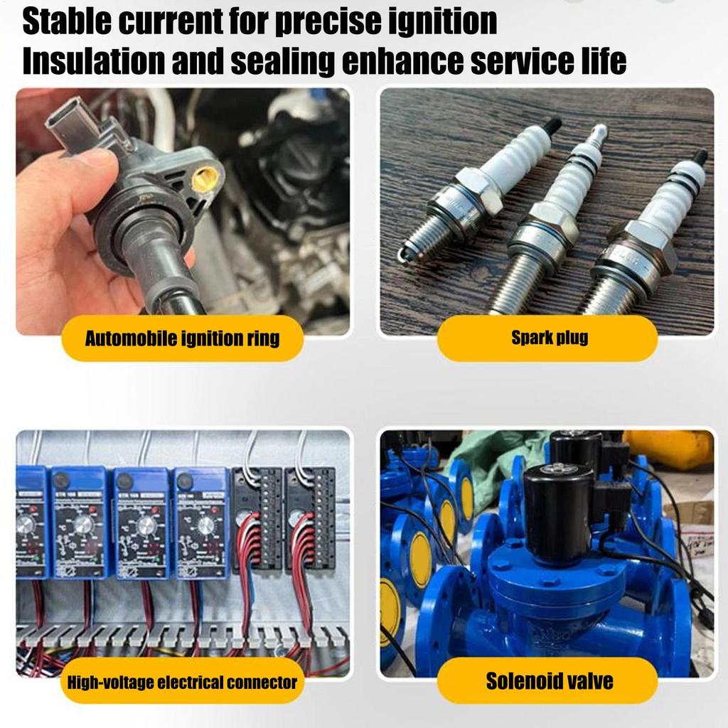 10PCS Spark Plug Lubricating Grease High Temperature Resistant Electrical Connector Lubricant For car Marine Truck RV Maintenace