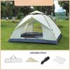 Travel Family Rainproof Windproof 1-4 Person Fully Automatic Tent Camping Sunshade Awning Shelter Beach Easy Open Hiking Tents