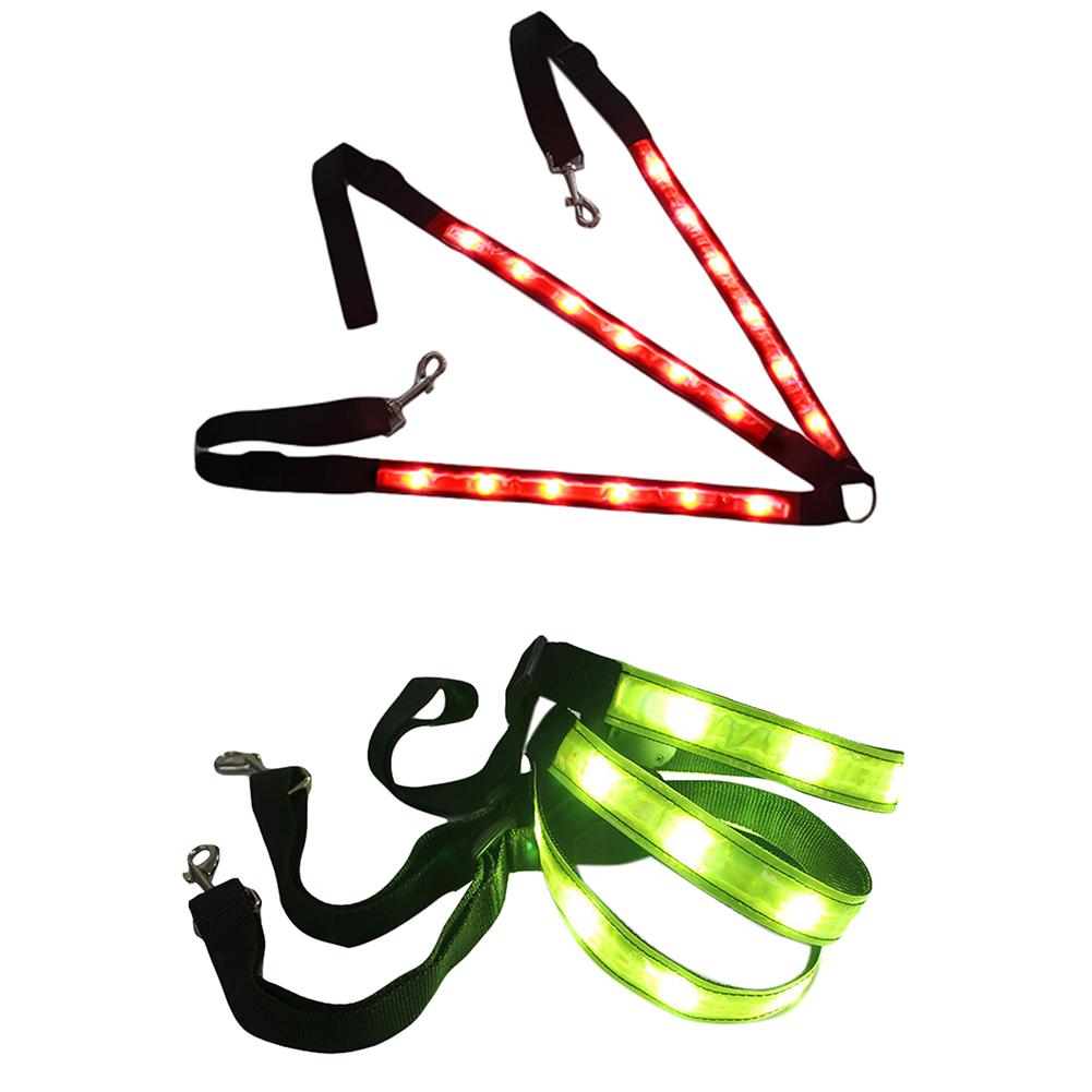 LED Light Horse Breastplate Collar Adjustable Visibility Tack Equestrian Safety Gear With 3 Lighting Modes For Riding Show