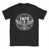 FAFO Operation Epic Fury Eagle T-Shirt Neuheit T-Shirts Kurzarm Streetwear Tops Strand Baumwolle Große Größen 5XL T-Shirts