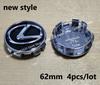 4pcs 62mm Car Wheel Hub Center Caps for Lexus RX300 NX300 CT LS LC RZ IS NX IS350 ES300 GS350 CT200h GX460 LX570 UX260 F Hubcap ADT1