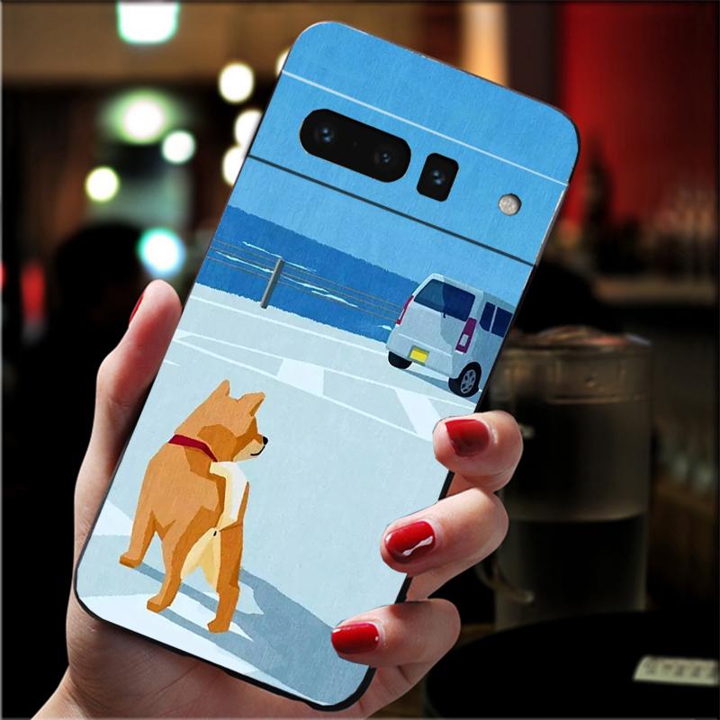 Phone Case For Google Pixel 10 9 Pro XL 9A 8 7 6 Pro Pixel 8A 7A 6A Pixel 8 7 6 5 Shiba Inu