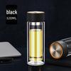 Fuguan Double-Layer Insulated Glass Water Bottle
