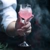 Transparent Rose Wine Glass 150/280ml Cocktail Glasses Cup Romantic Rose Wine Goblet  Bar