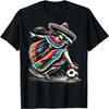 Mexican Girl Soccer Women Poncho - Chica Futbolista Mexicana T-Shirt