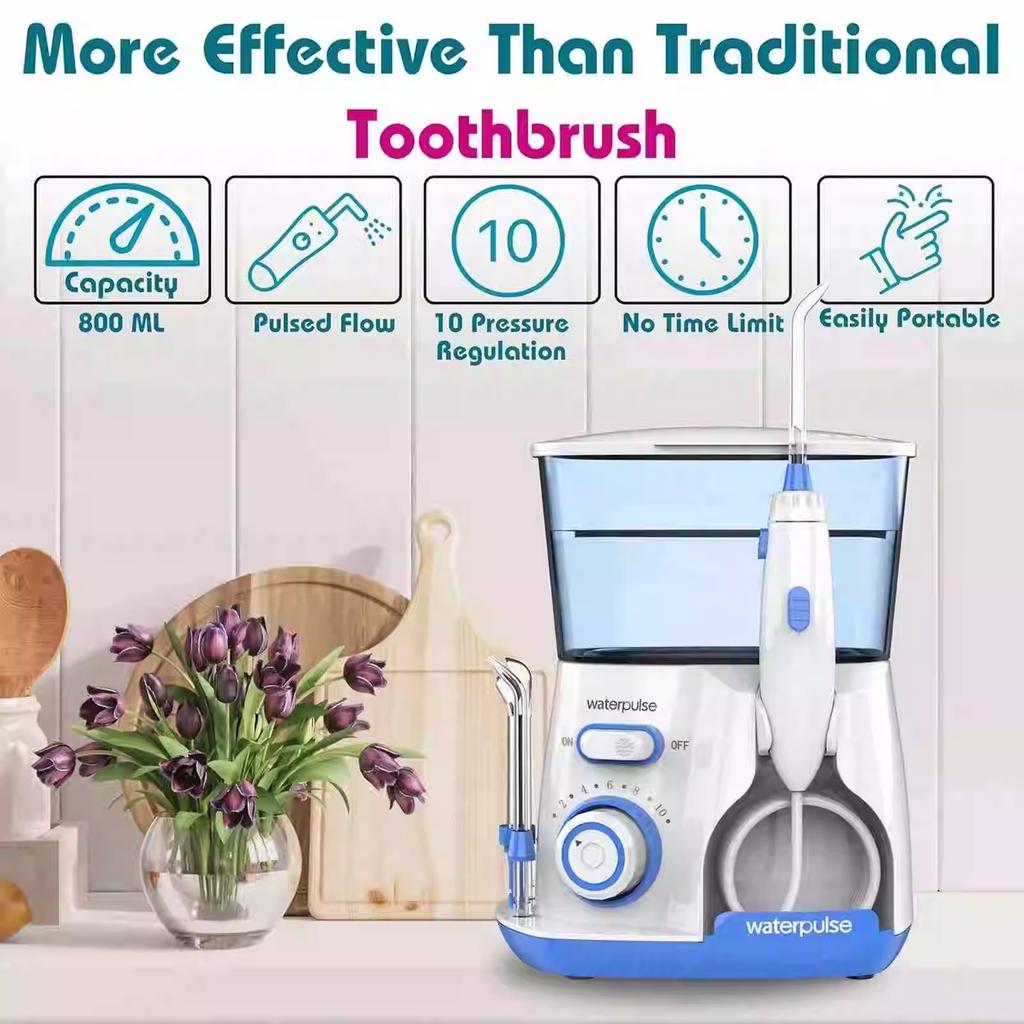 Portable Oral Irrigator Mouthwash Dispenser Dental Water Jet Flosser Thread Teeth Washing Tool Kit