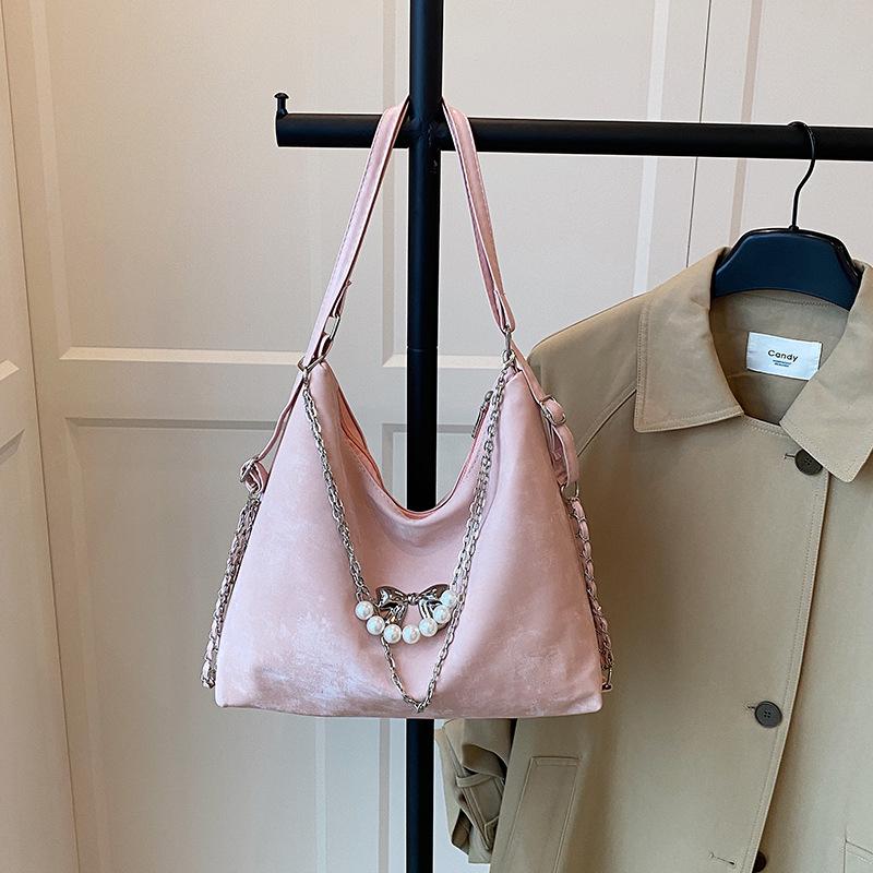 

Рюкзак-бабочка, женский модный рюкзак с цепочкой 2025 года, вместительная переносная сумка для учеников в классе розовый