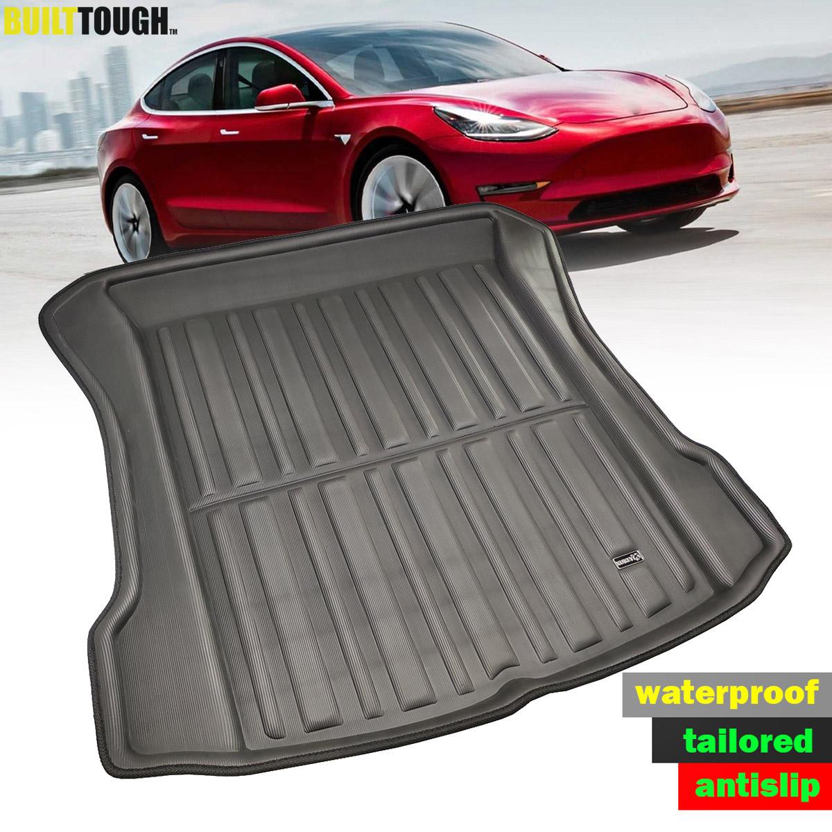 

Для Tesla Model 3 BlueStar 2017 2018 2019-2022 Задний грузовой лайнер Багажник Багажник Коврик Багажник FLoor Ковровый лоток