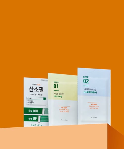 Amplen VC Shot Oxygen Peel Mask (10 Sheets) NONE