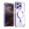 KEYSION Transparent Magnetic Case for MagSafe for iPhone 14 15 Pro Max Wireless Charging Shockproof Phone Cover for iPhone 14 15 Plus