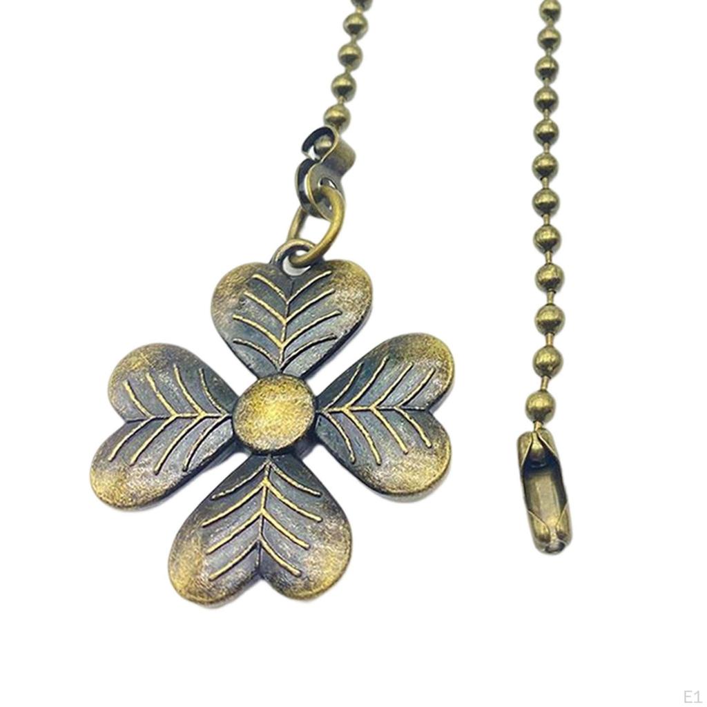 2 Pieces Ceiling Fan Extension Pull Chain, Light Ball Hanging Pendant, 18 Inch