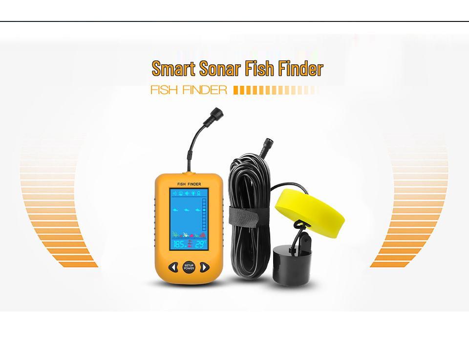 Erchang HD Color Sonar Fish Finder for Night Fishing