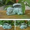 Resin Angel Dog Cat Statue Garden Decor Puppy Tombstone Sculpture Ornaments Gifts For Yard Home Decoration Living Room Supplies