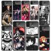 Bungo Stray Dogs Double Black Clear Phone Case For Samsung Z Flip 7 6 5 4 3 Galaxy ZFlip7 ZFlip6 ZFlip5 ZFlip4 ZFlip3 5G Print C