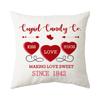 Valentine's Day Pillow New Sofa Cushion Bedside Backrest Plush Pillow Cover Shopee