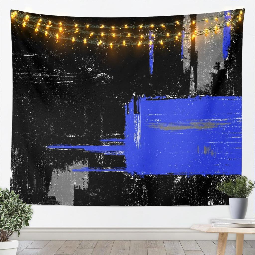 Hot Pink Black White Tapestry For Kids Boys Girls Abstract Morden Wall Art Buffalo Check Wall Hanging Blanket Bedroom Decor