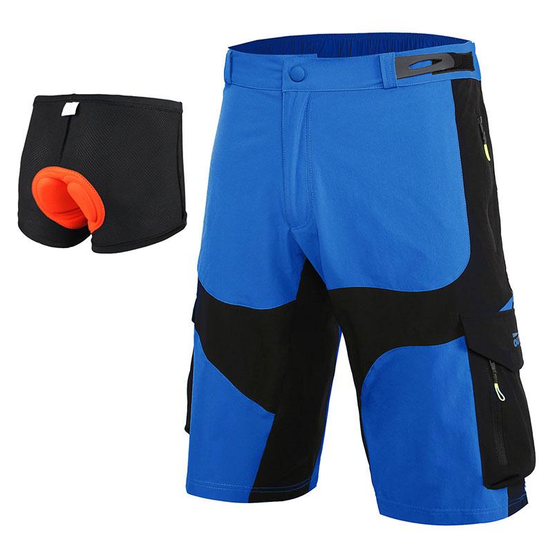 

Мужские велосипедные шорты для горного велосипеда, шорты для скоростного спуска, свободные велосипедные шорты для езды по дорогам MTB, мужские байкерские шорты Cuissards de cyclisme 4XL